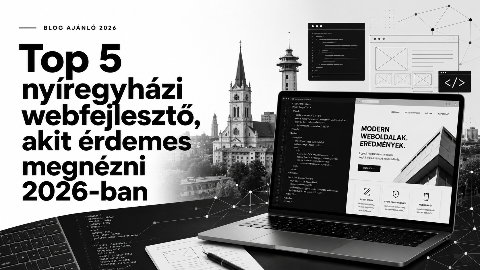 Top 5 nyíregyházi webfejlesztő, akit érdemes megnézni 2026-ban