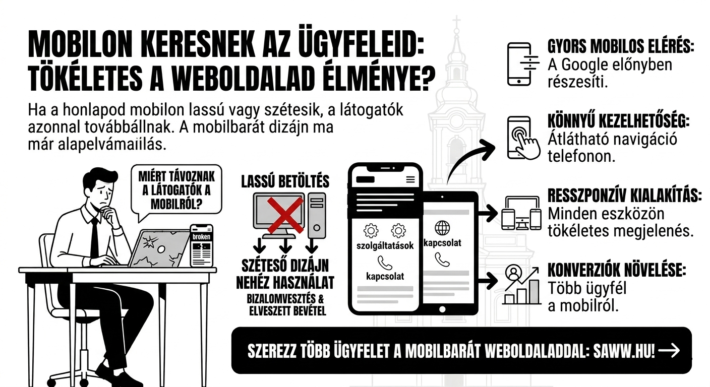 Miért fontos, hogy a weboldalad mobilon is tökéletes legyen?