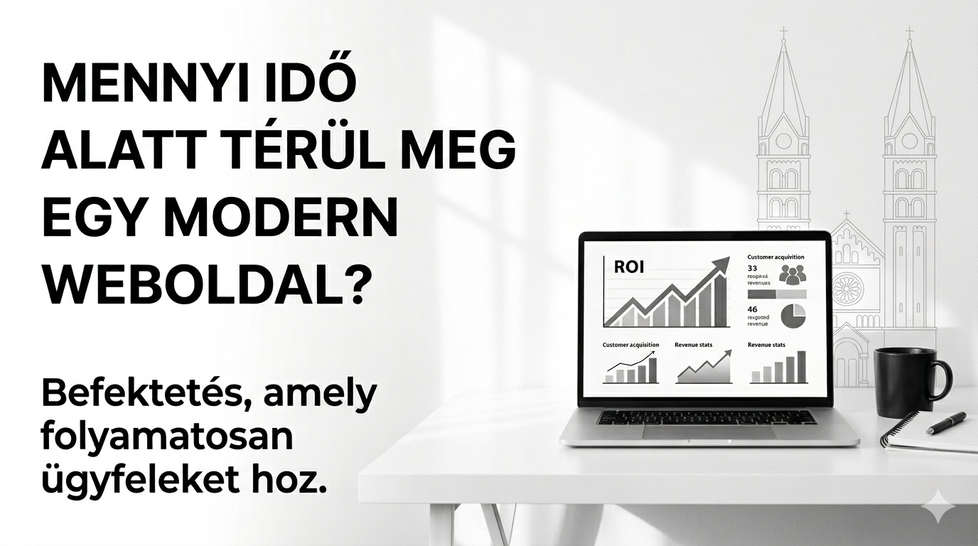 Mennyi idő alatt térül meg egy modern weboldal?
