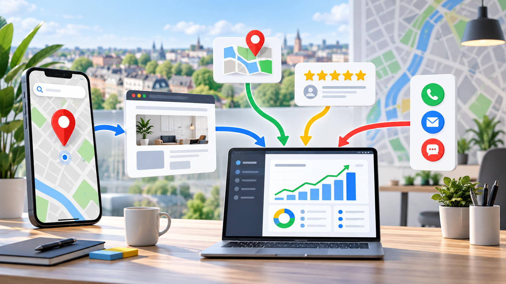 Nyíregyházi helyi keresést, weboldalt, értékeléseket és érdeklődőmérést összekapcsoló marketingrendszer