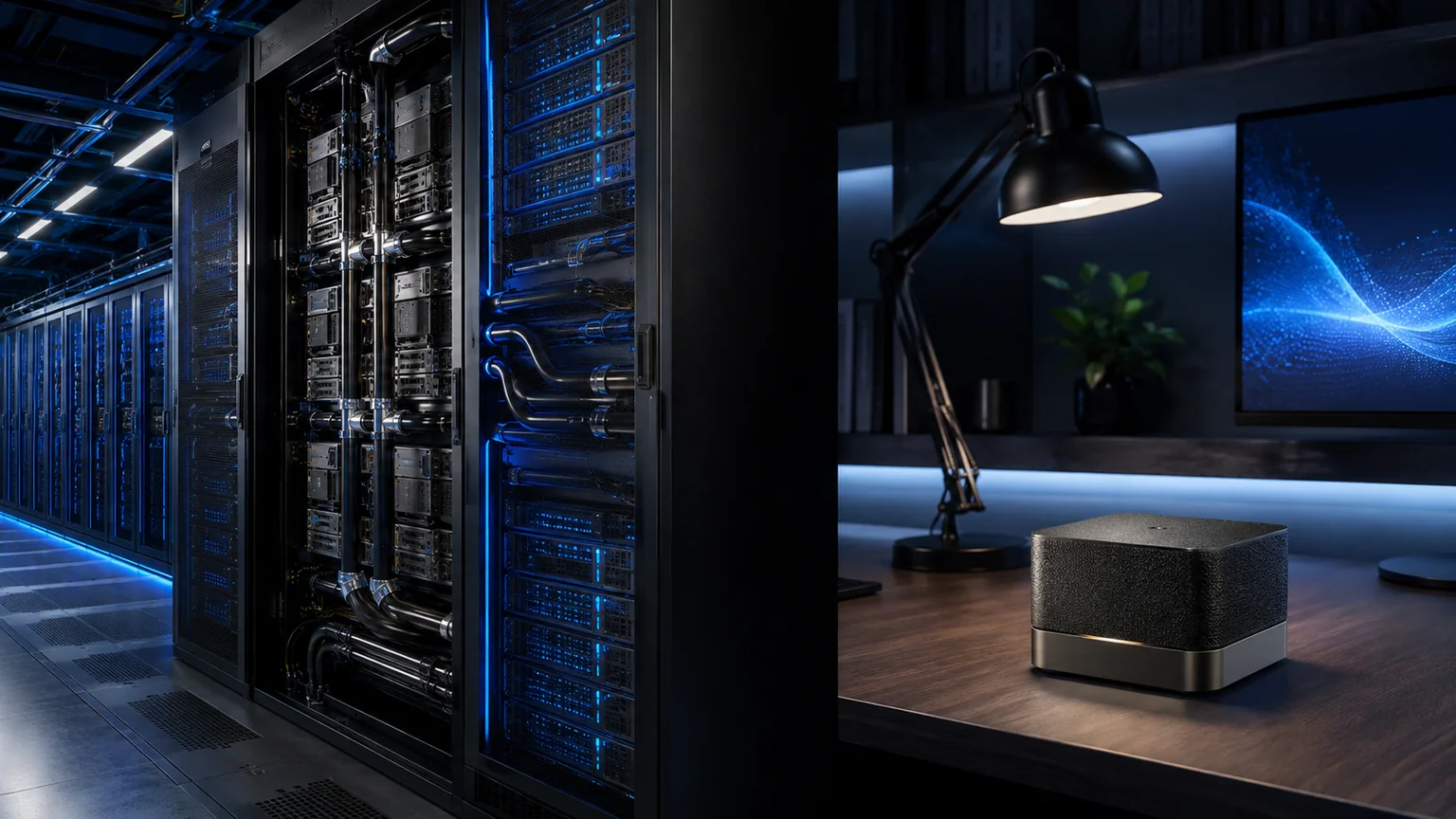 NVIDIA B300 adatközponti rendszer és DGX Spark asztali AI-számítógép összehasonlítása