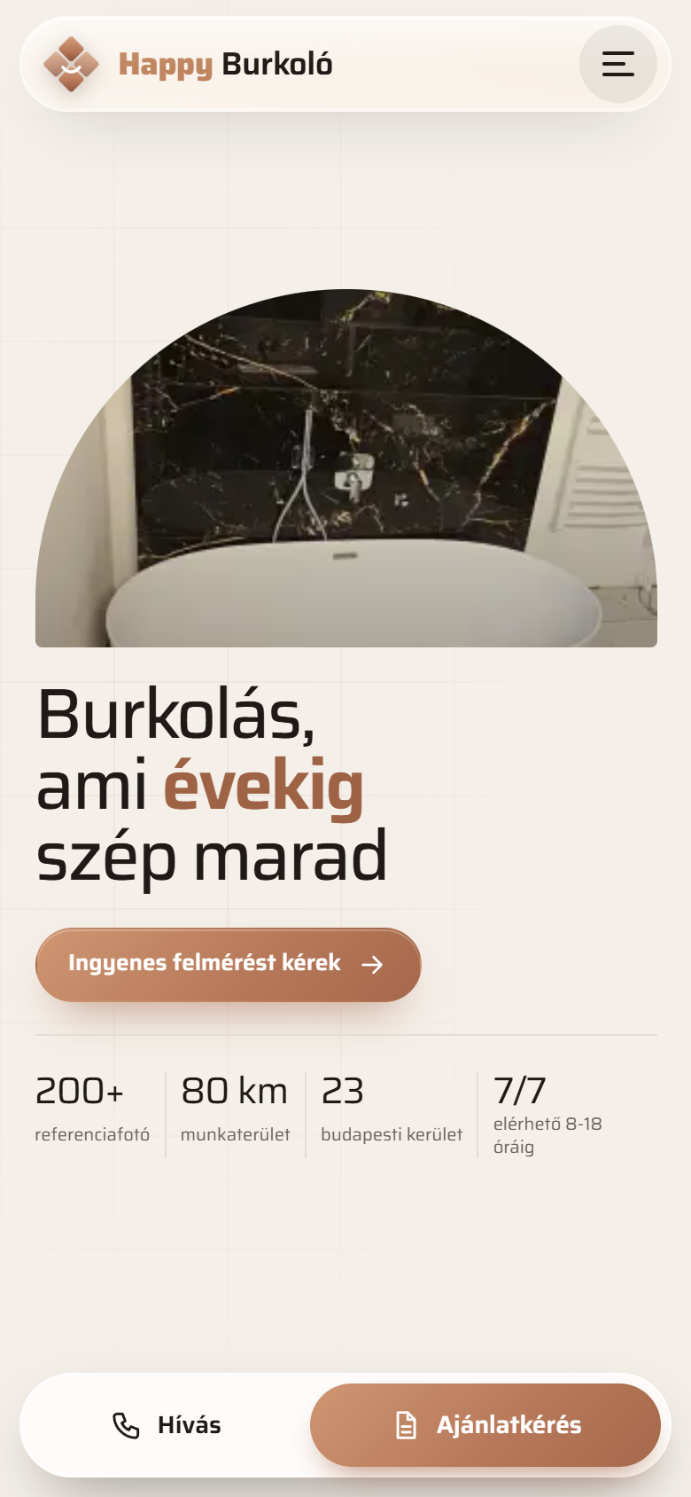 Happy Burkoló – elkészült weboldal